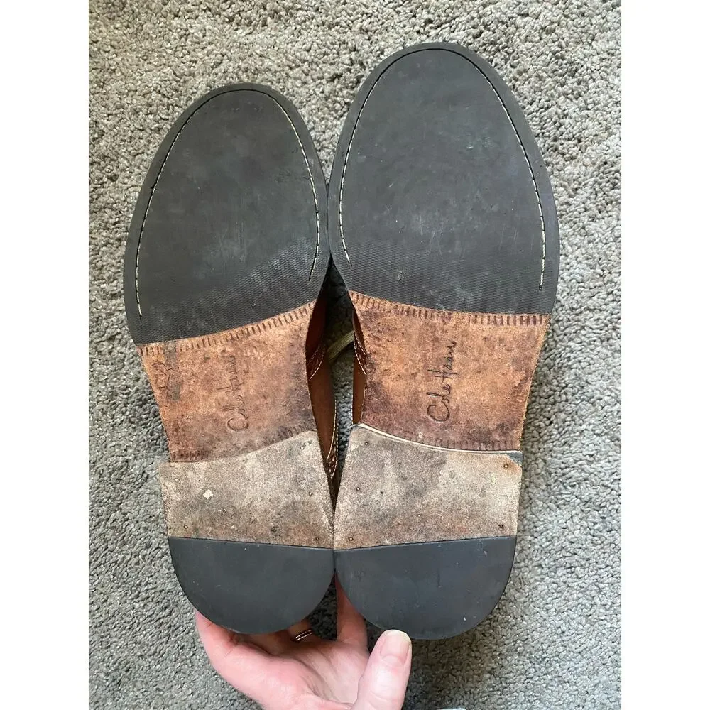 Cole Haan Mens Brown Dress Shoes- Size 10